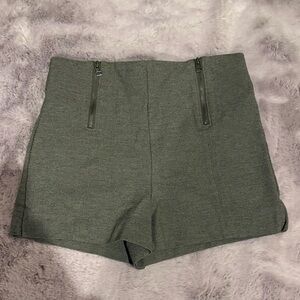 Sunday Best High Waist Olive Shorts